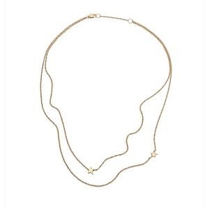 Jennifer Zeuner Jewelry Double Star Necklace